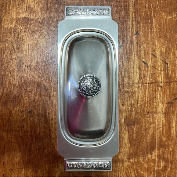 International Decorator Stainless 18-8 Lidded Butter Dish MCM Japan Mid Century - Picture 3 of 12